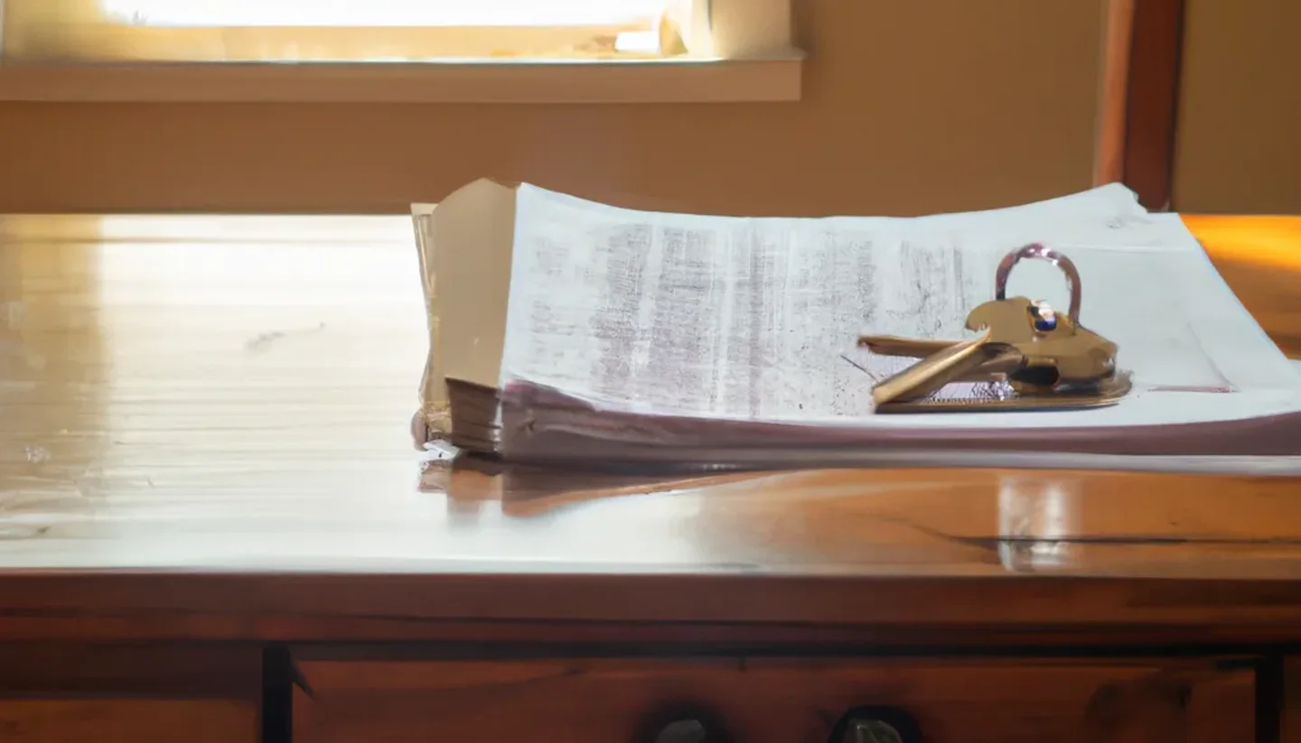 Closing attorney reviewing a direct land contract