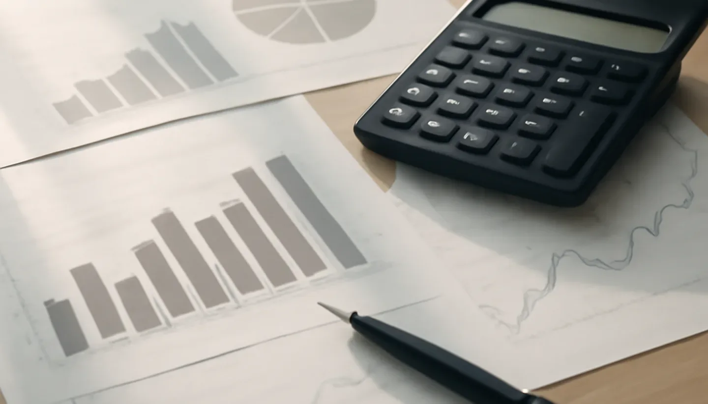 Seller reviewing tax paperwork for a land closing